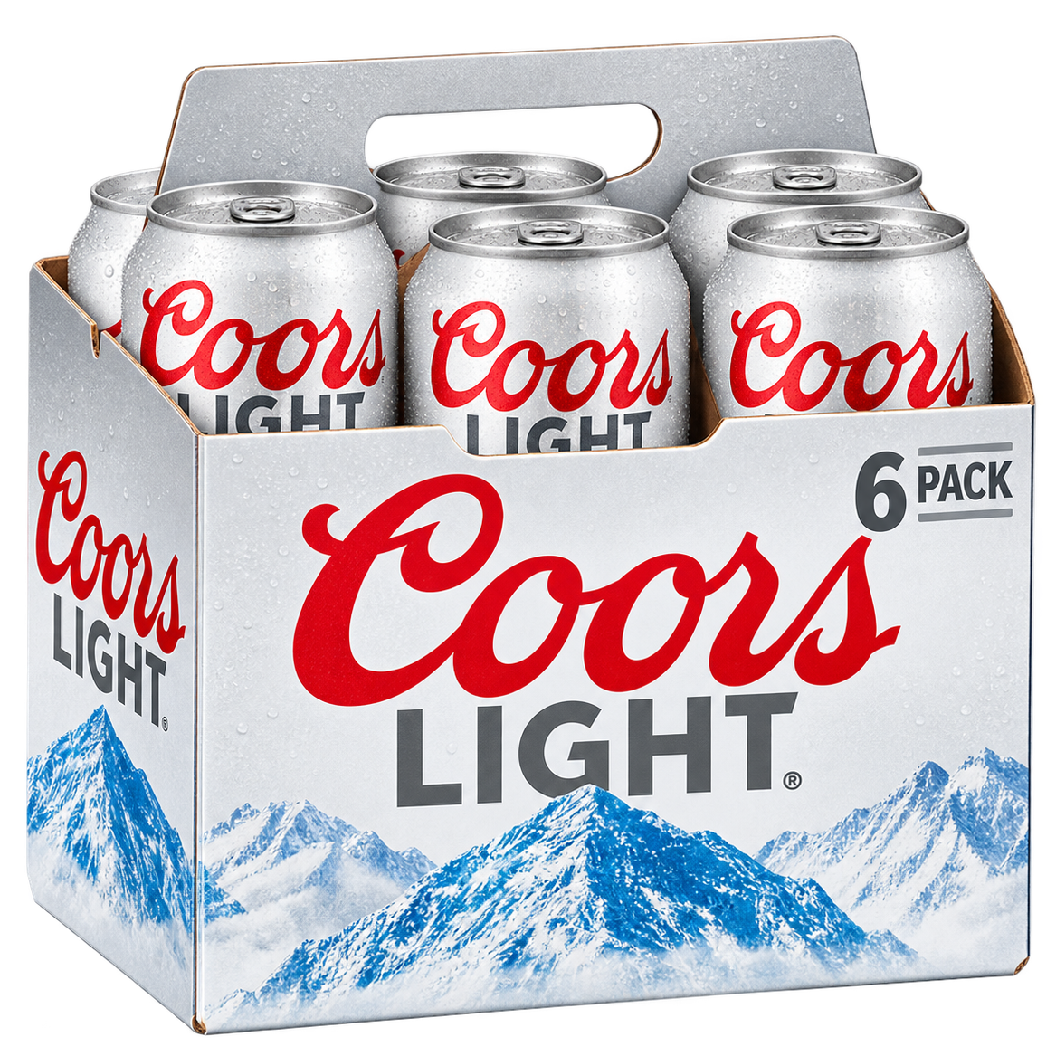 Coors Light Can - 6 Pack