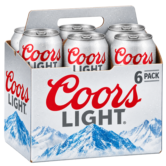 Coors Light Can - 6 Pack