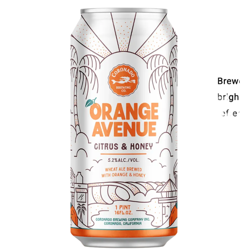 Orange Ave. Wit Wheat Beer